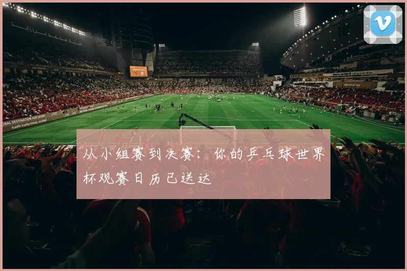 从小组赛到决赛：你的乒乓球世界杯观赛日历已送达